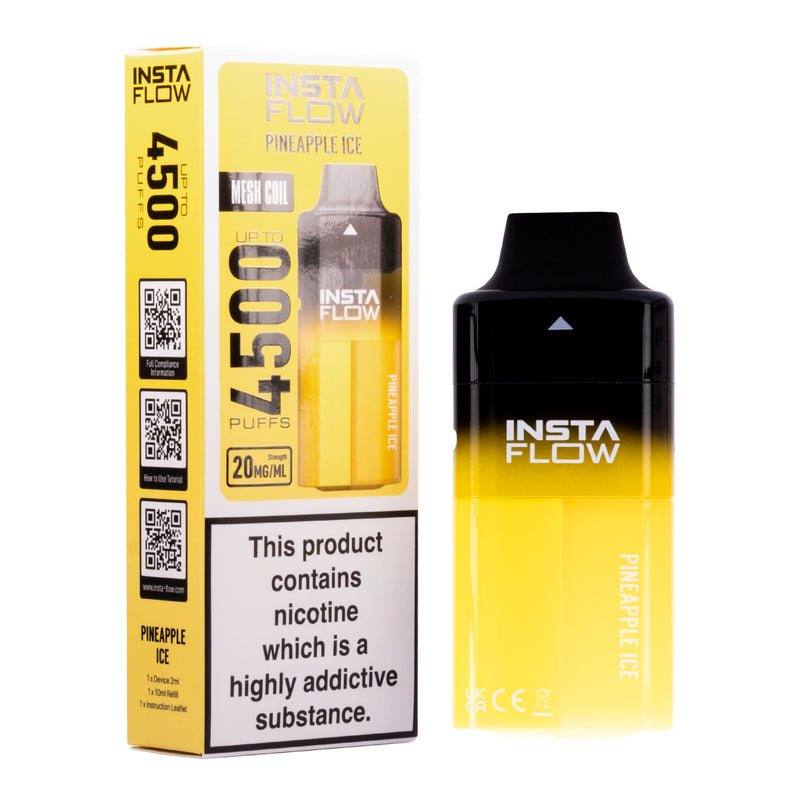 Instaflow 4500 Dispoable Vape Kit - Pineapple Ice Flavour