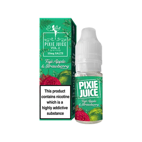pixie juice v2 nic salt fuji apple strawberry