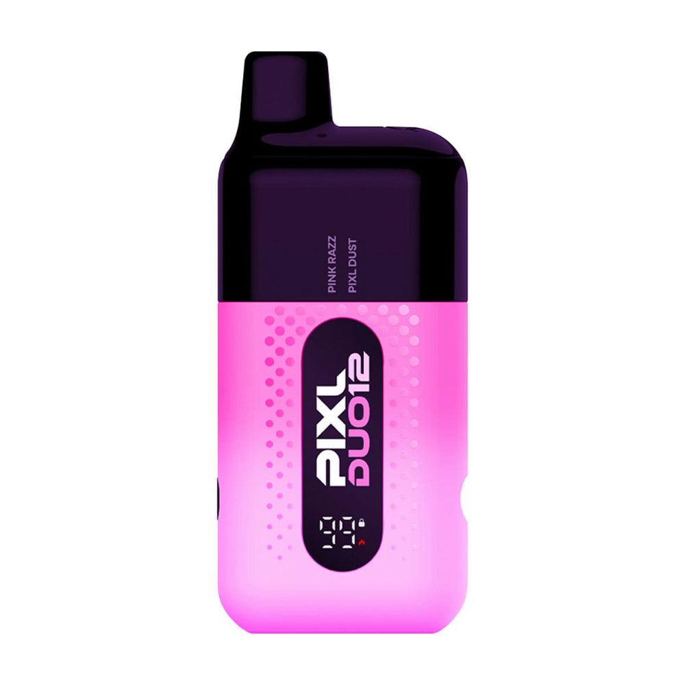 Pixl Duo 12 vape kit render of pink edition flavour.