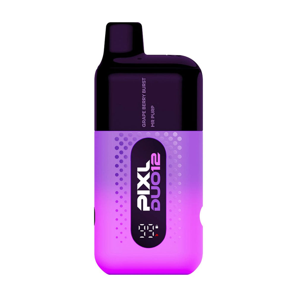 Pixl Duo 12 vape kit render of purple edition flavour.