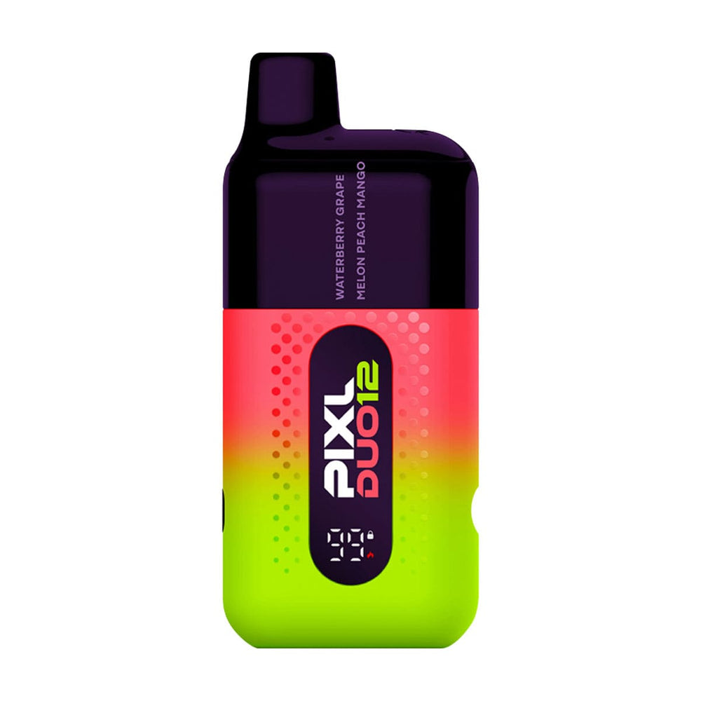 Pixl Duo 12 vape kit render of watermelon edition flavour.