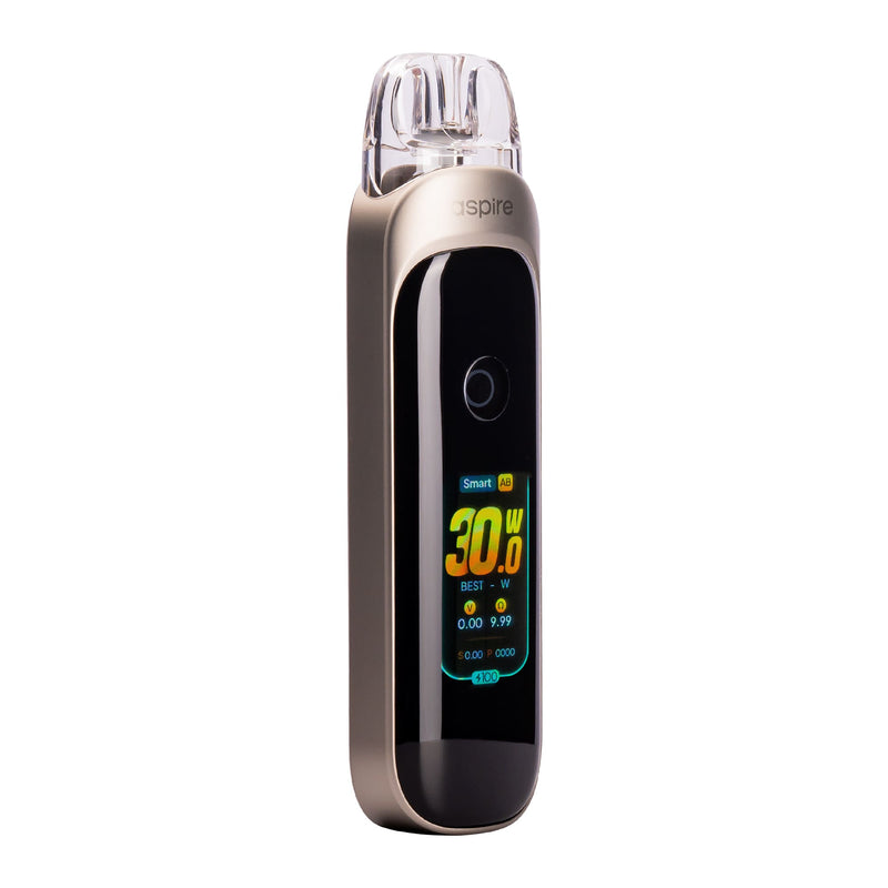 Beige Aspire Pixo pod kit front angle