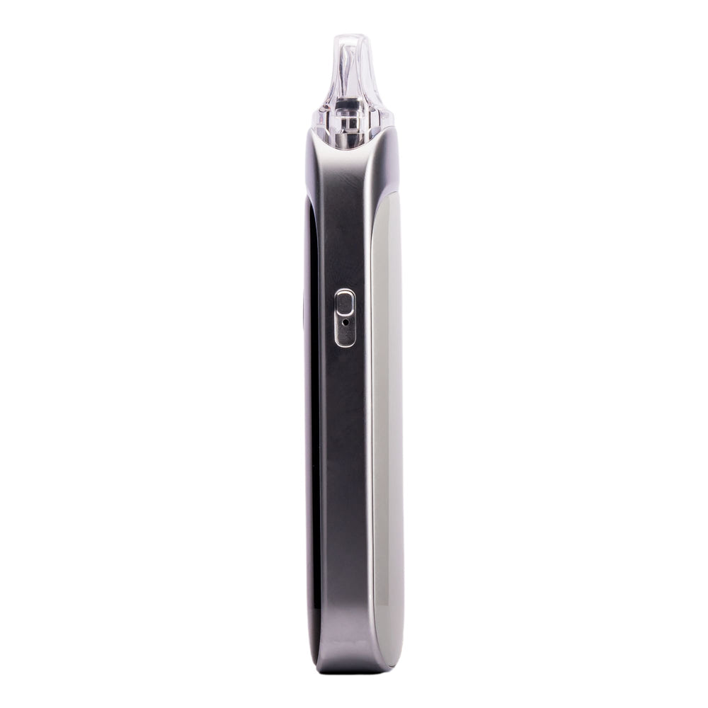 Ice Silver Aspire Pixo pod kit side angle
