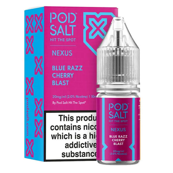 Pod Salt Blue Razz Cherry Blast Nic Salt E-Liquid