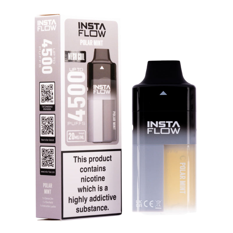 Instaflow 4500 Dispoable Vape Kit - Polar Mint Flavour