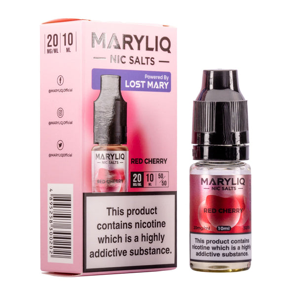 Red Cherry Nic Salt E-Liquid by Maryliq