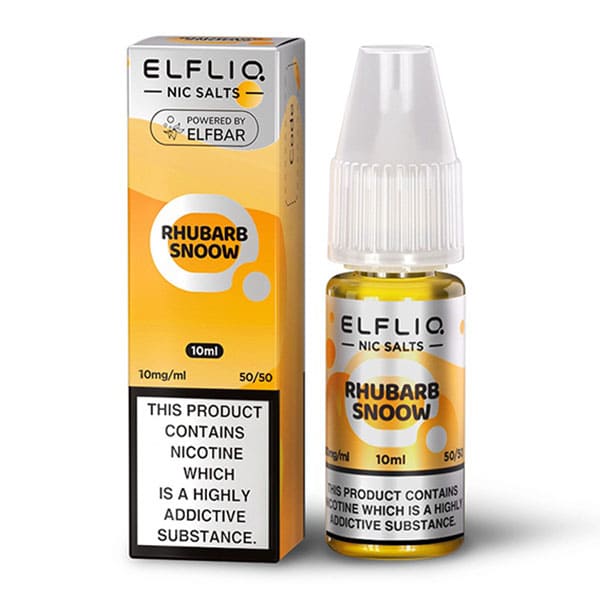 Elf Bar Elfiq Rhubarb Snoow Flavour Nic Salt E-Liquid