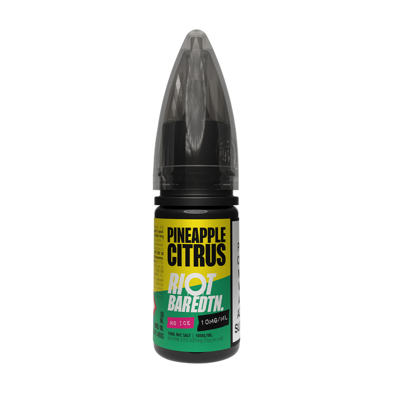 riot bar edtn no ice uk 10ml 10mg pineapple citrus