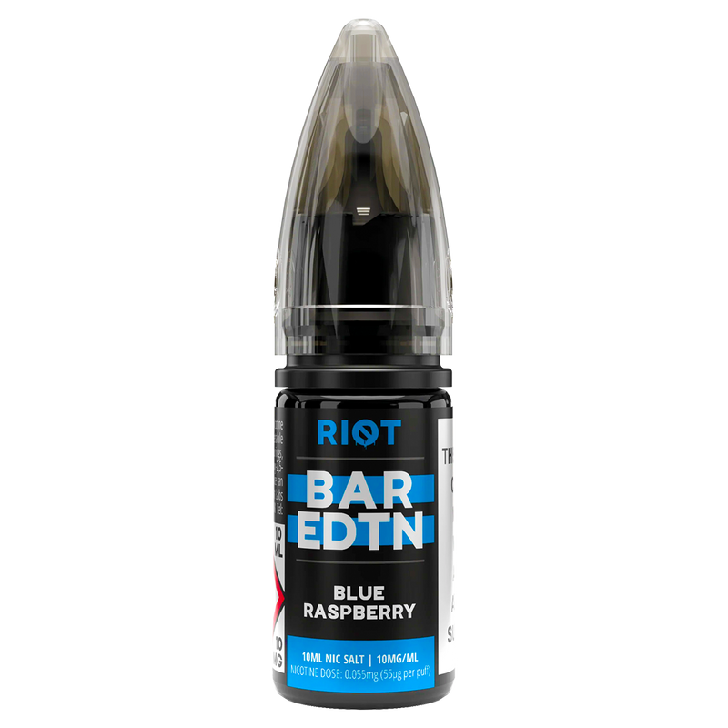 Blue Raspberry Riot Bar EDTN Nic Salt 10ml