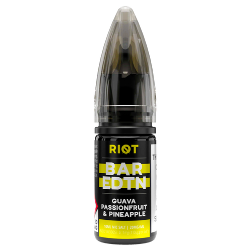 Guava Passionfruit Pineapple Riot Bar EDTN Nic Salt 10ml