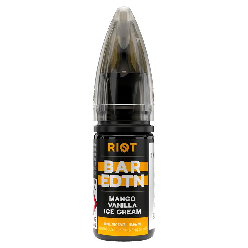 Mango Vanilla Riot Bar EDTN Nic Salt 10ml