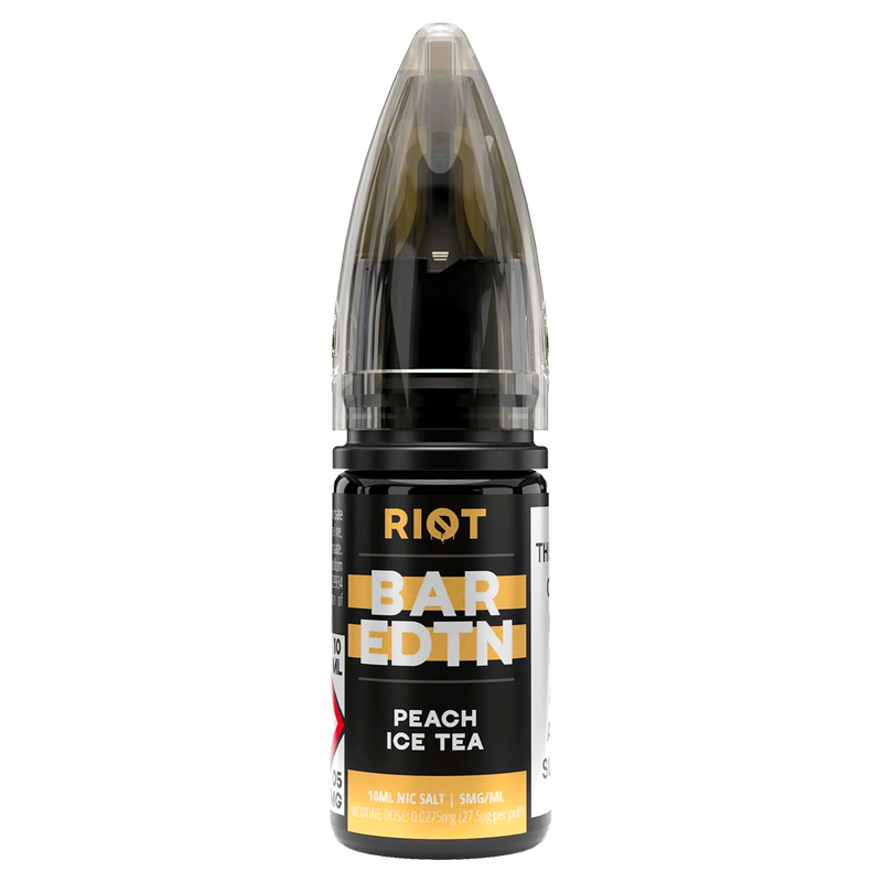 Peach Ice Tea Riot Bar EDTN Nic Salt 10ml