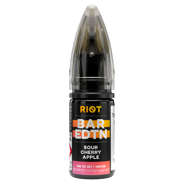 Sour Cherry Apple Riot Bar EDTN Nic Salt 10ml