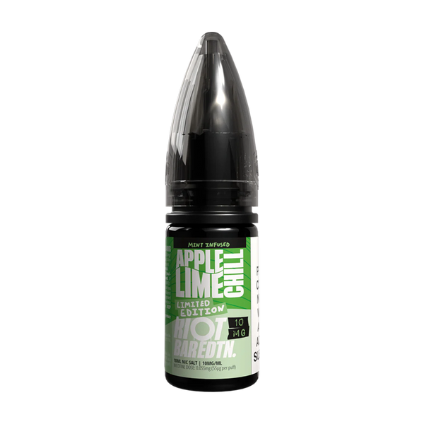 riot bar apple lime chill edtn nic salt 10m