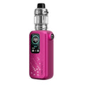 Voopoo Vinci Spark 220 vape kit render in Rose Red colour.
