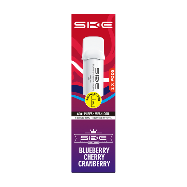Blueberry Cherry Cranberry SKE 600 Pro Pods