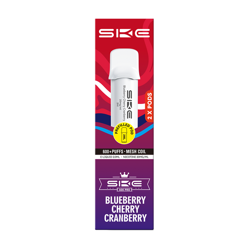 Blueberry Cherry Cranberry SKE 600 Pro Pods