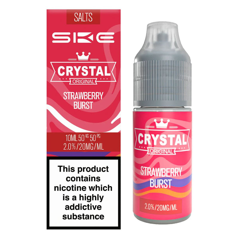 Strawberry Burst Crystal Original Nic Salts by SKE
