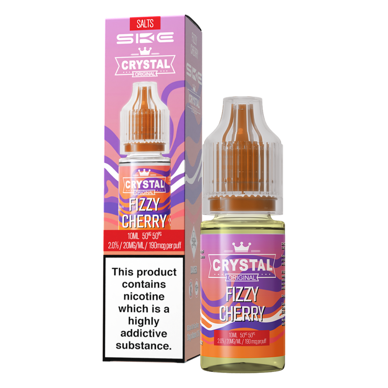 Fizzy Cherry Nic Salt by SKE Crystal 10ml 20mg