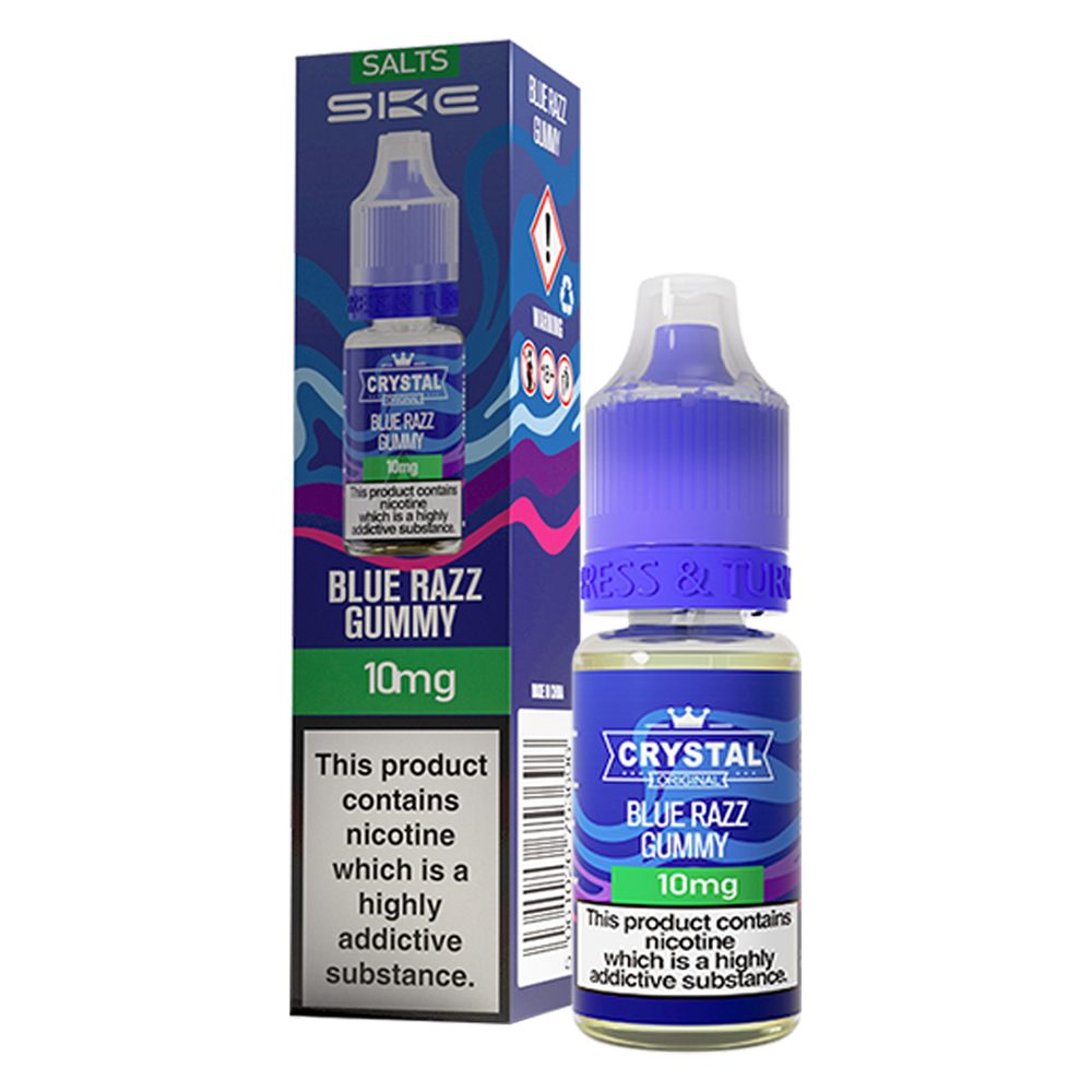 ske nic salts 10mg blue razz gummy