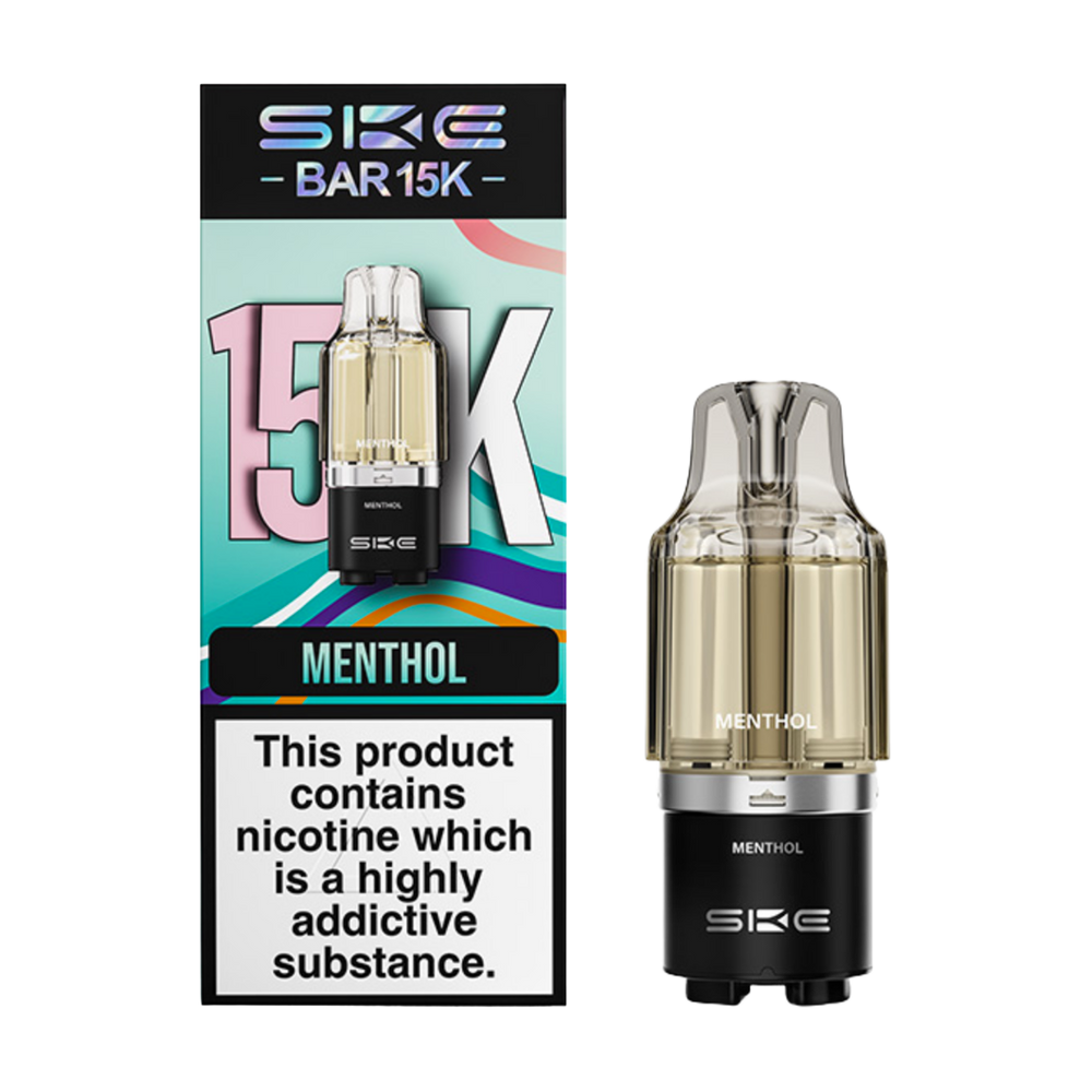 ske bar 15k prefilled pod menthol