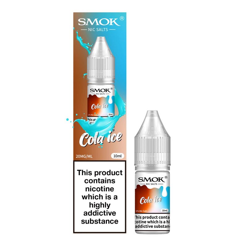 Cola ice Smok nic salt e-liquid.