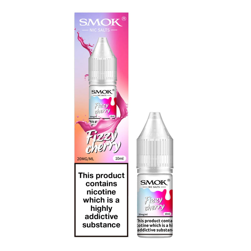 Fizzy cherry Smok nic salt e-liquid.