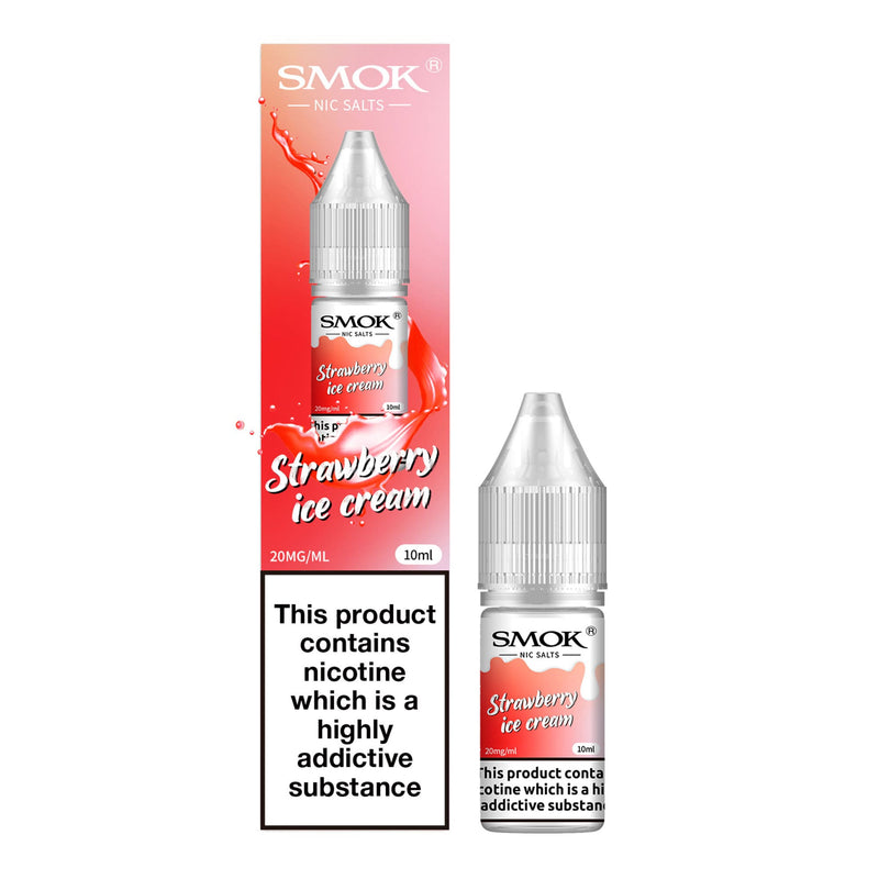 Strawberry ice cream Smok nic salt e-liquid.