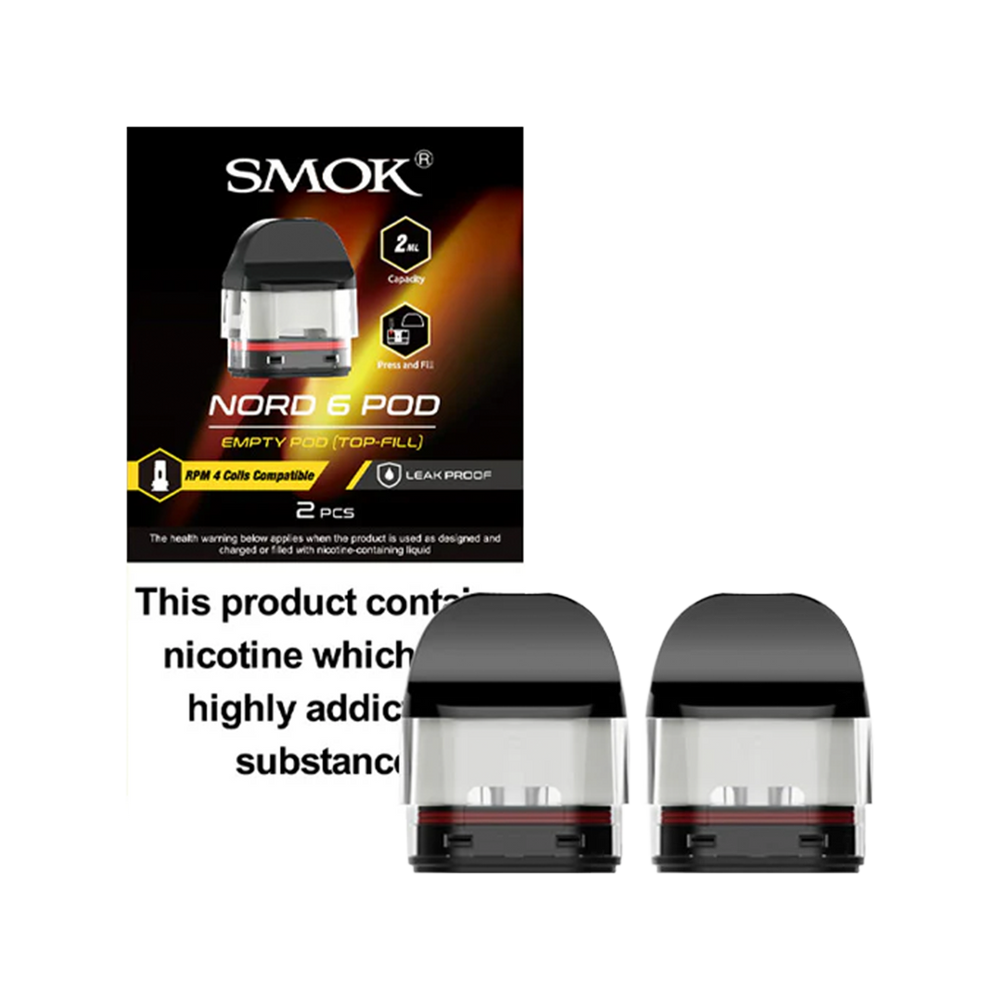 smok nord 6 pods empty pod