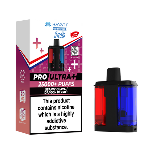 Hayati Pro Ultra Plus Pods Straw Guava Dragon Berries