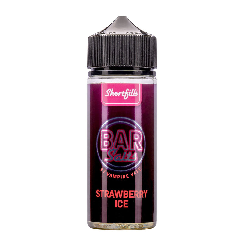 Strawberry Ice Bar Salts 100ml shortfill e-liquid.