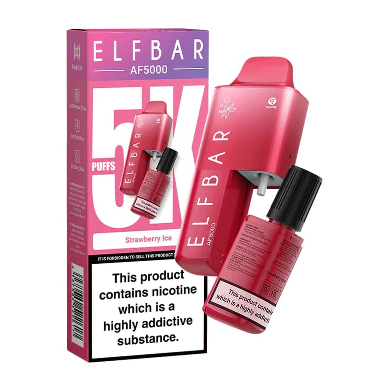 Elf Bar AF5000 Disposable Vape - Strawberry Ice