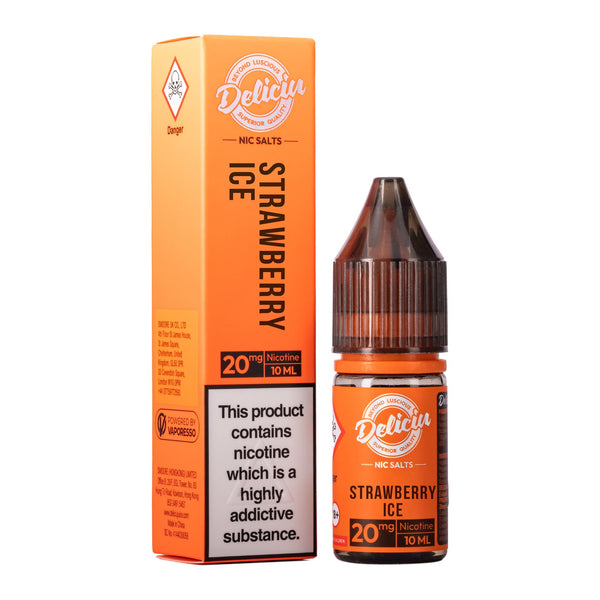 Strawberry Ice Nic Salt E-Liquid by Deliciu