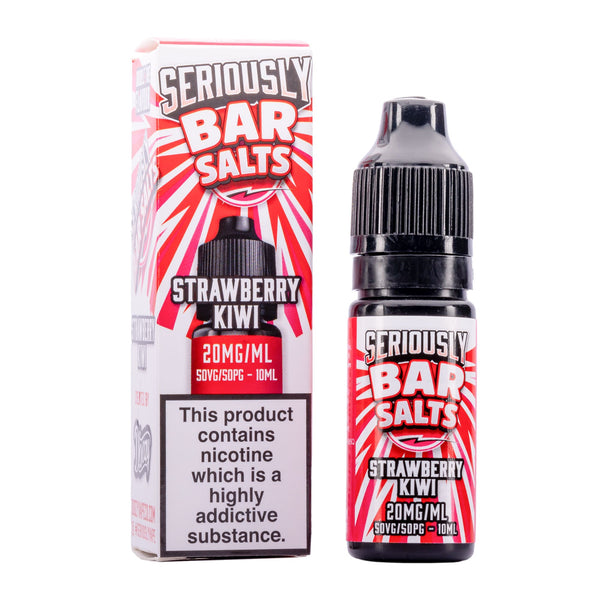 Strawberry Kiwi Nic Salt E-Liquid by Seriously Bar Salts