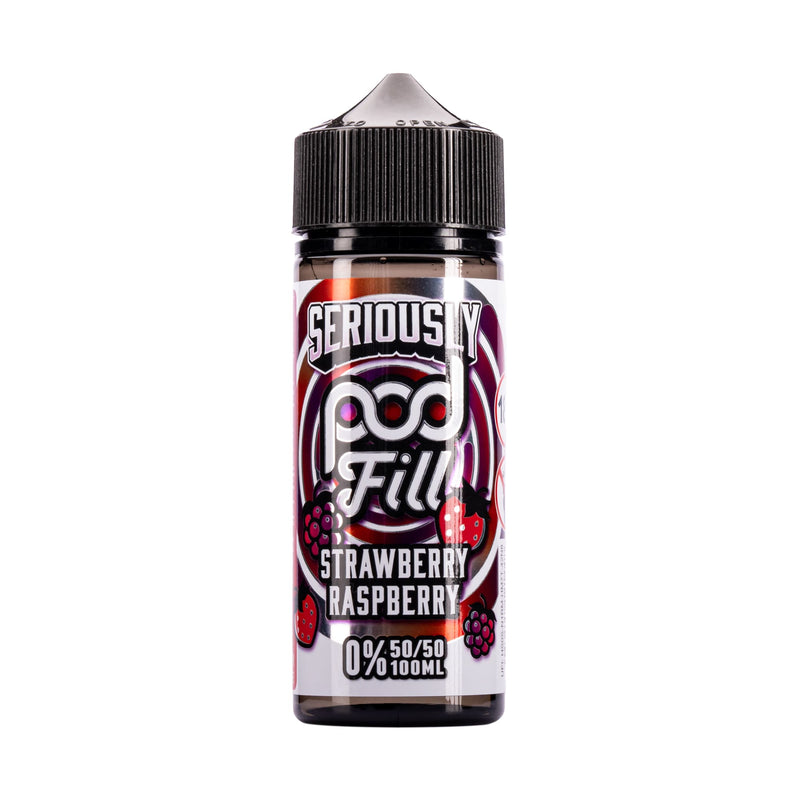 Strawberry Raspberry Seriously Pod Fill 100ml Shortfill E-Liquid