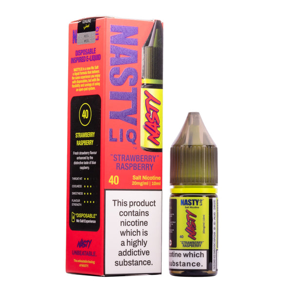 Nastyliq Strawberry Raspberry 10ml Nic Salt E-Liquid