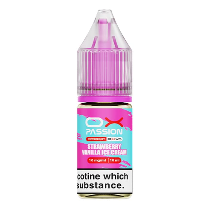 strawberry ice cream vape juice Oxva Ox Strawberry Vanilla Ice Cream Nic Salt E-Liquid