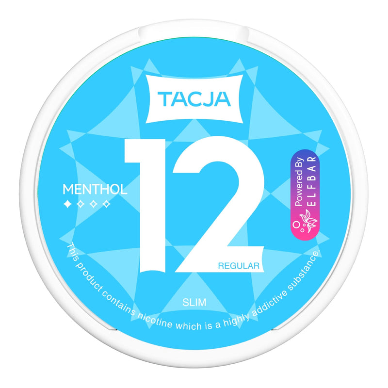 Tacja Menthol Elf Bar 12mg Strength Nicotine Pouches