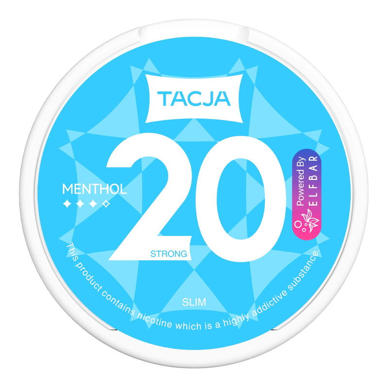 Tacja Menthol Elf Bar 20mg Strength Nicotine Pouches