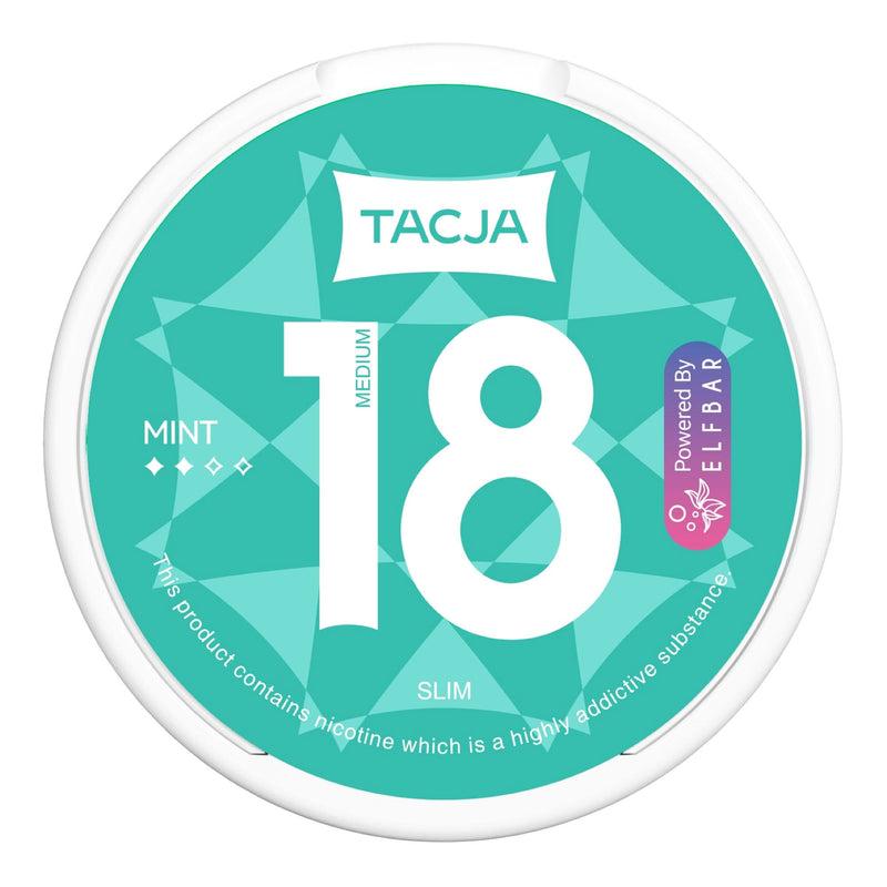 Tacja Mint Elf Bar 18mg Strength Nicotine Pouches