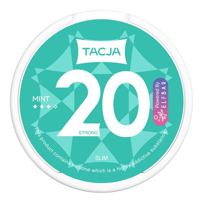 Tacja Mint Elf Bar 20mg Strength Nicotine Pouches