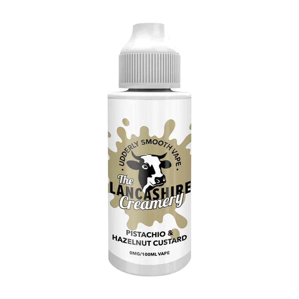 the lancashire creamery 100ml pitachio and hazelnut custard