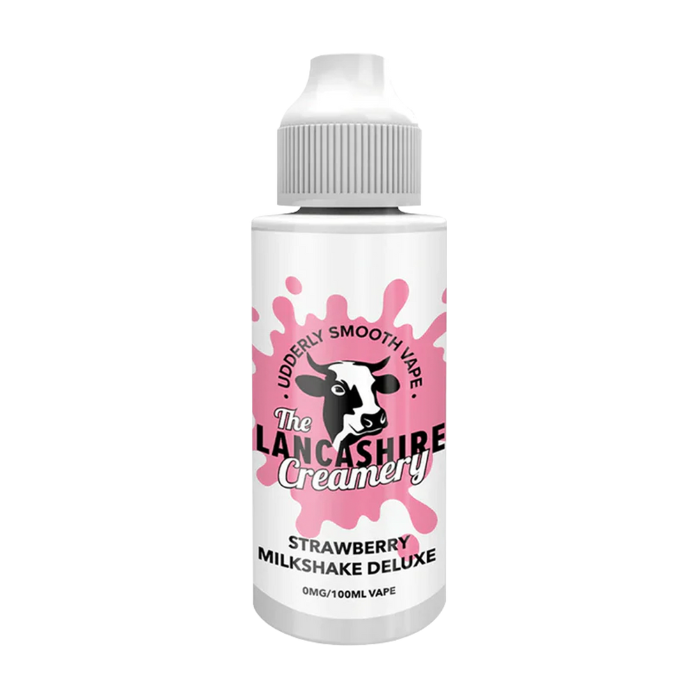 the lancashire creamery 100ml strawberry milkshake deluxe