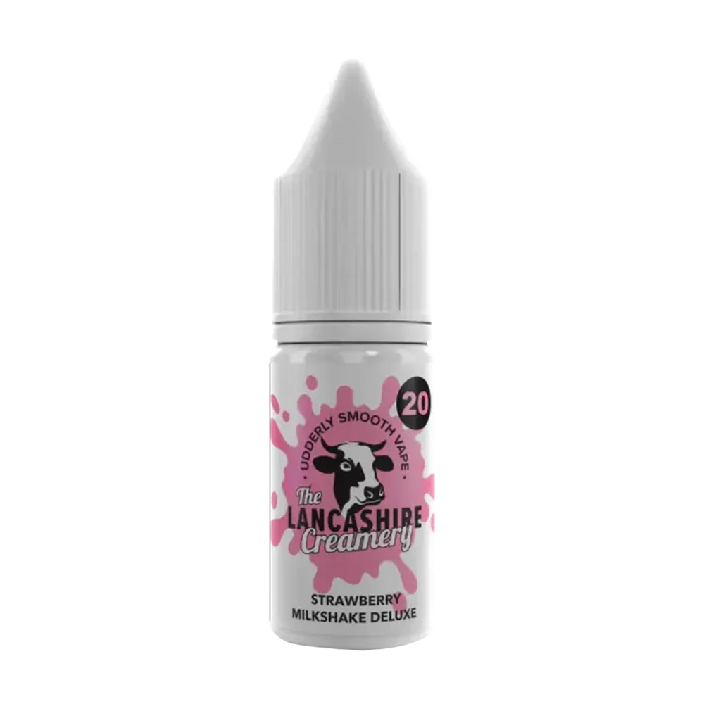 Strawberry Milkshake Deluxe Nic Salt by Lancashire Creamery