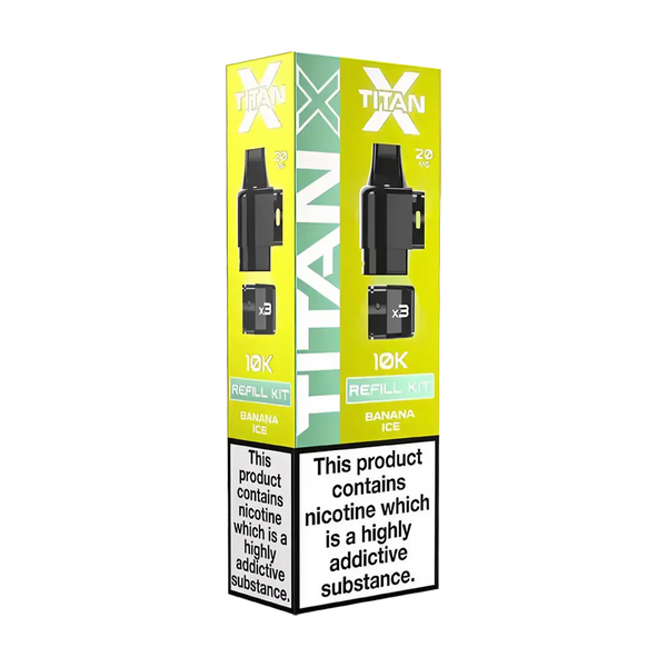 titan x prefilled pods banana ice