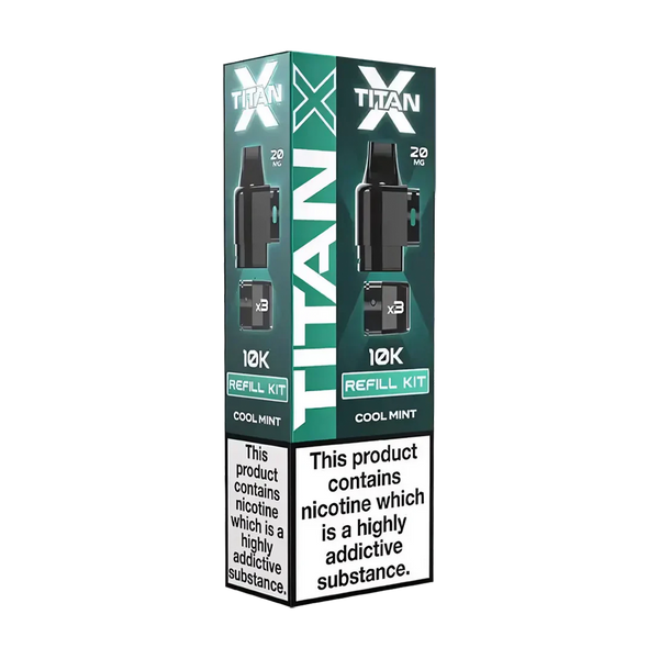 titan x prefilled pods cool mint