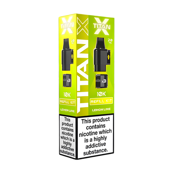 titan x prefilled pods lemon lime