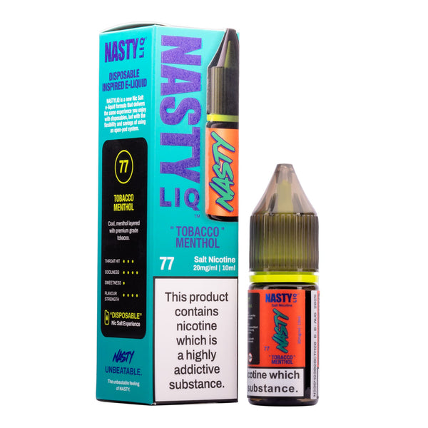 Nastyliq Tobacco Menthol 10ml Nic Salt E-Liquid