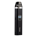 Side angled photo of Black Innokin Trine vape kit.