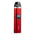 Side angled photo of Red Innokin Trine vape kit.